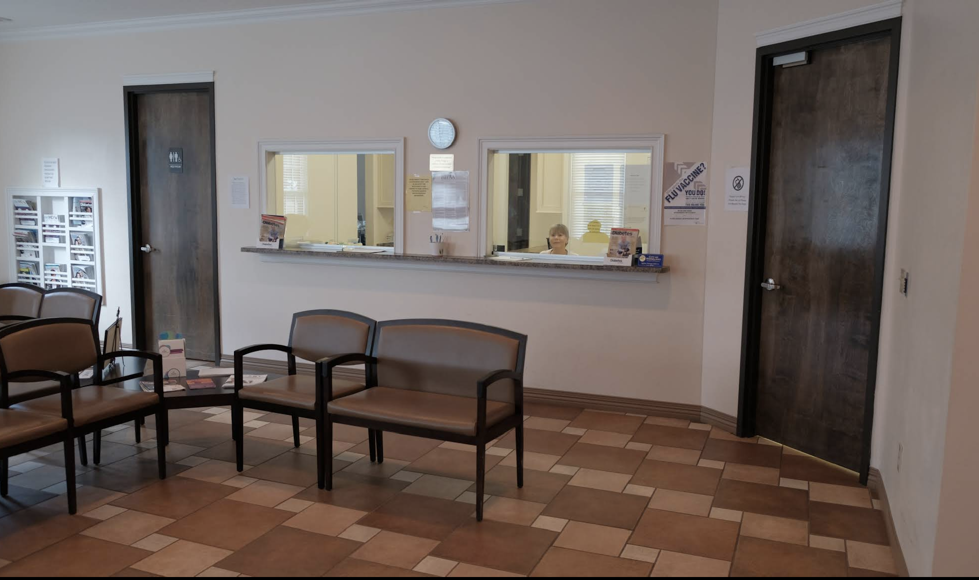 Turnkey Clinic Reception & Exam Corridors